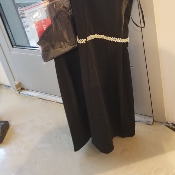 NWT Terani Couture 1621H1056 Prom Dress Polyester Black Size 0 - Picture 3 of 4